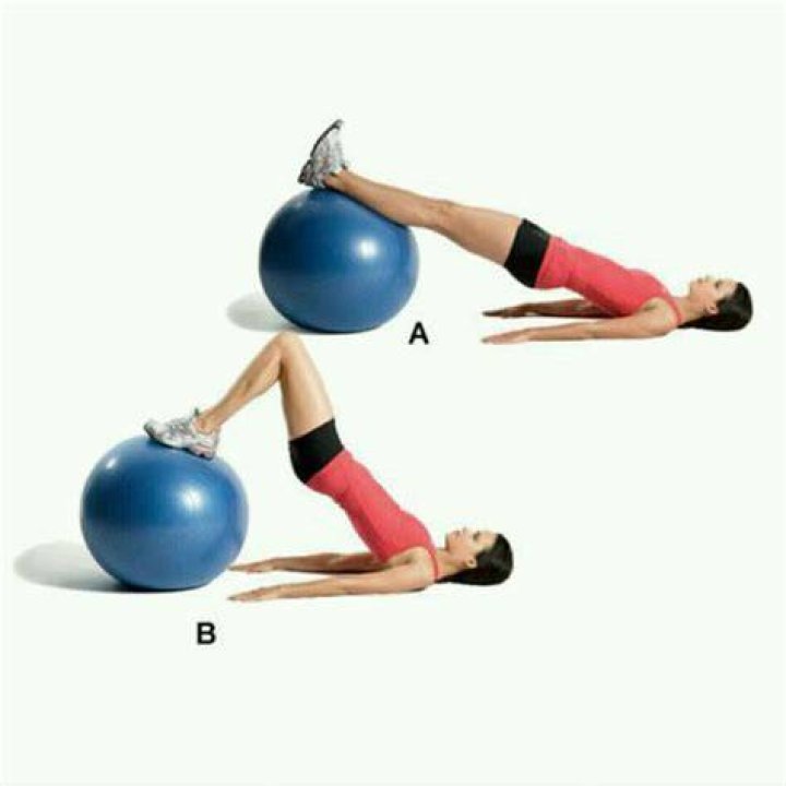 Swiss Ball Leg Curl
