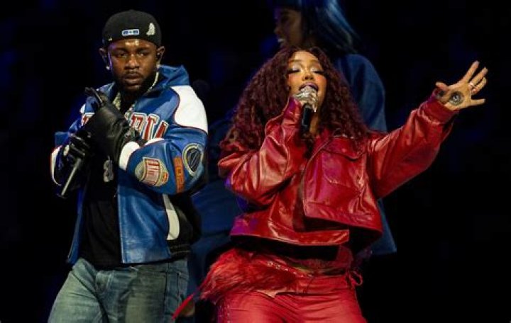 SZA with Kendrick Lamar on the red carpet for the 58th Grammy Awards in February 2016