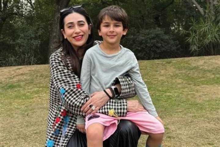 Taimur Ali Khan Pataudi as seen pouting in 2021
