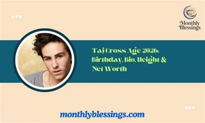 Taj Cross after his birthday in February 2020 realizing that he has lived 5,840 days on earth