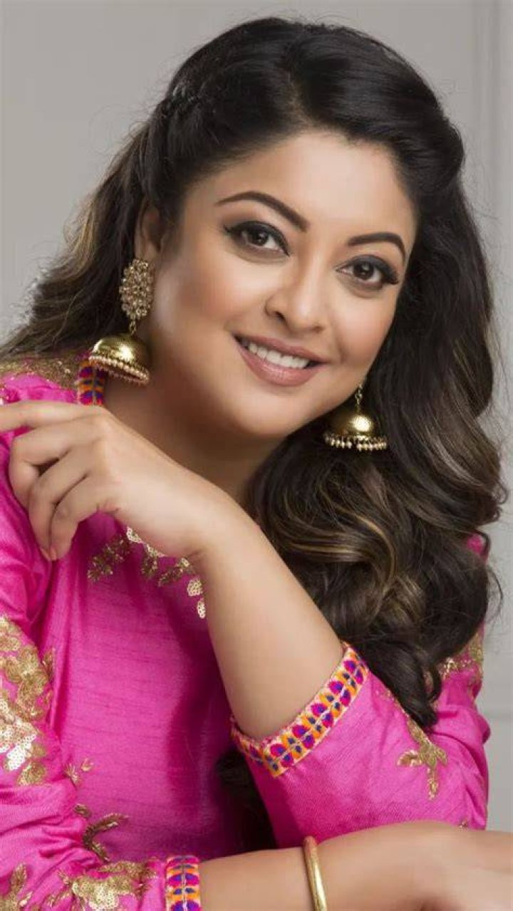 Tanushree Dutta (Right) as seen while posing for the camera alongside Neha Dhupia at Femina Miss India Finalists in May 2012