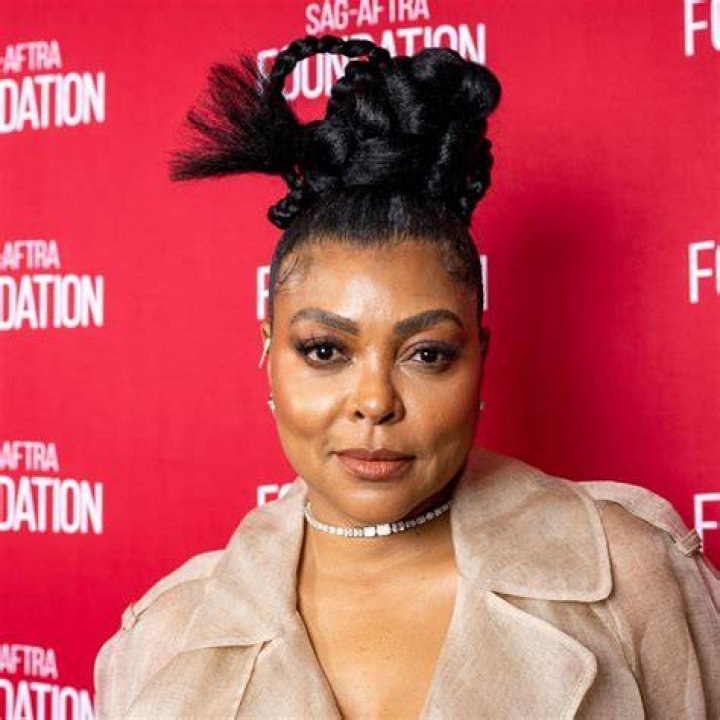 Taraji P. Henson working out in the gym