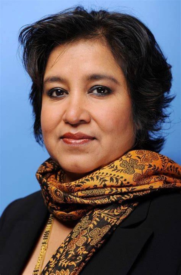 Taslima Nasrin as seen in a picture that was taken in April 2019