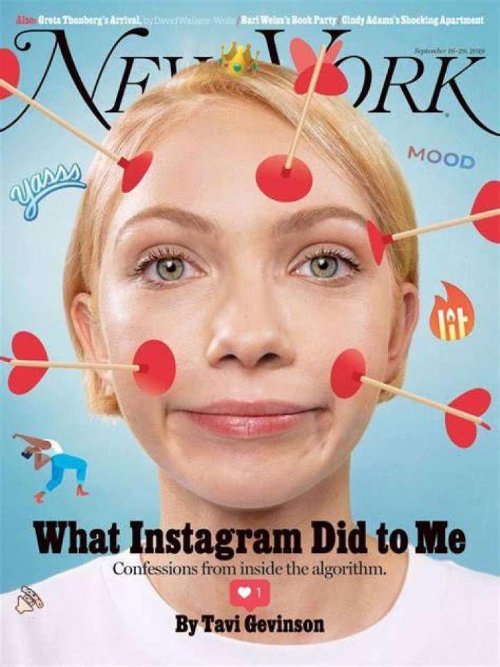 Tavi Gevinson in an Instagram selfie from December 2019