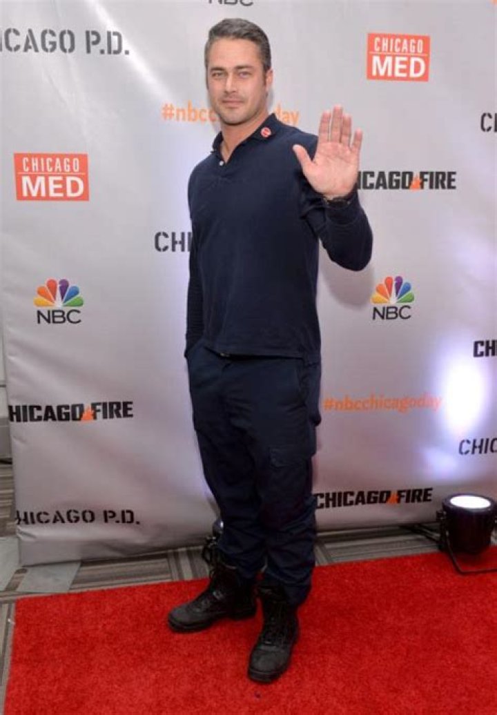 Taylor Kinney during the press junket for NBC's "Chicago Fire", "Chicago P.D." and "Chicago Med"