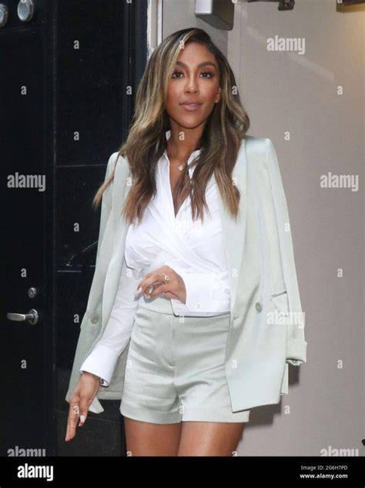Tayshia Adams as seen in a selfie taken in Newport Beach, California in April 2020