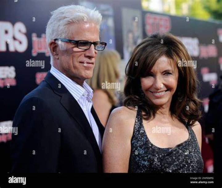 Ted Danson supporting wife Mary Steenburgen as she receives a star on the Hollywood Walk of Fame in December 2009