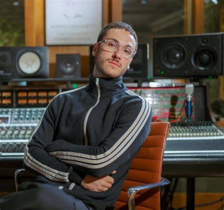 Teo Halm in the studio