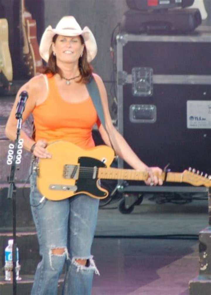 Terri Clark as seen while performing a benefit concert from the Canadian Pacific Holiday Train at Lions Park, Northeast Minneapolis on December 9, 2017