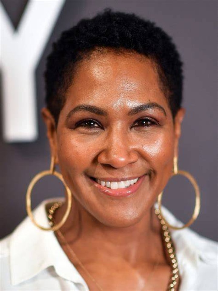 Terri J. Vaughn smiling in a picture alongside her son Daylen in June 2021