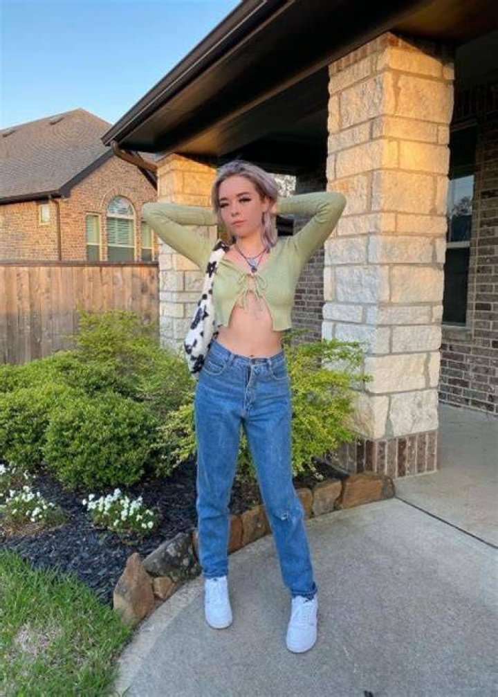 Tess Krauser as seen in a selfie that was taken in Houston, Texas in May 2021