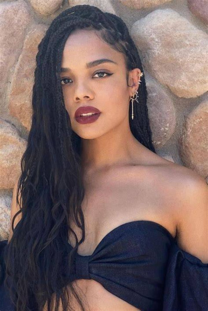 Tessa Thompson in an Instagram selfie in August 2017