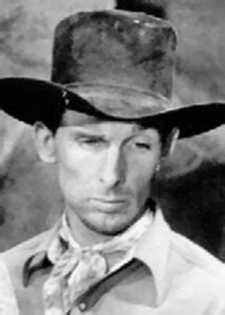 Tex Palmer as seen in a black-and-white still