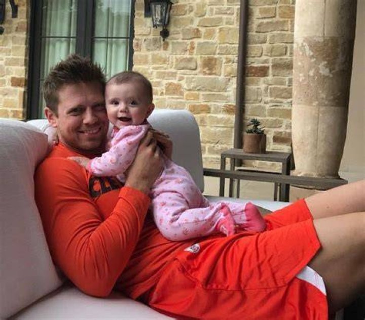 The Miz with his family as seen in April 2019