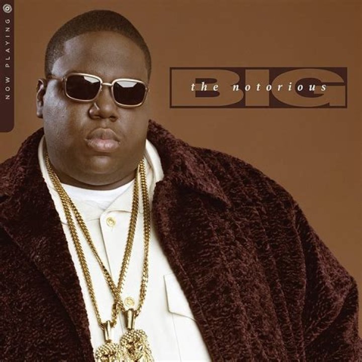 The Notorious B.I.G in a picture reflecting his grand stature as a rapper