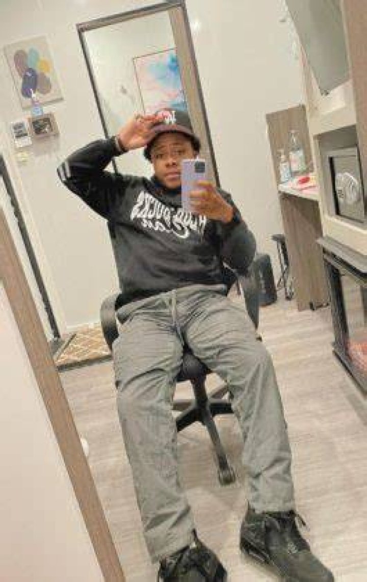 Theodore Barnes as seen while taking a mirror selfie in March 2021