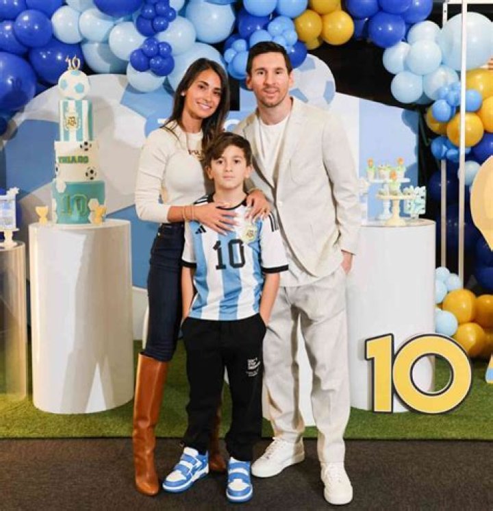 Thiago Messi as seen in an Instagram post in November 2022
