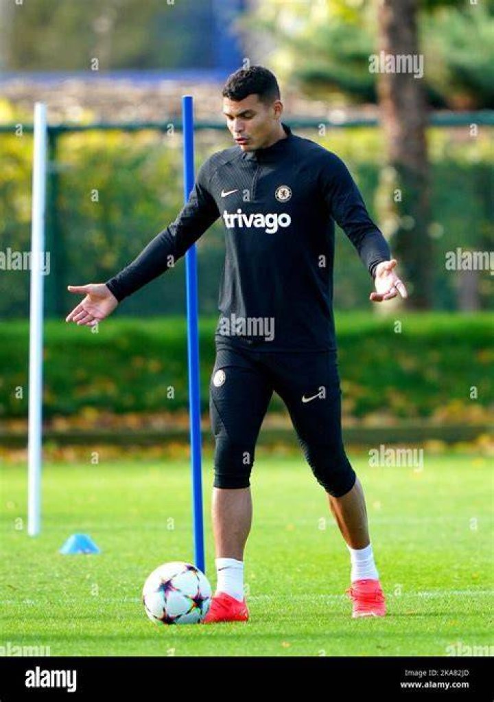 Thiago Silva during a training session for his national team on June 11, 2015 in Viamao, Brazil