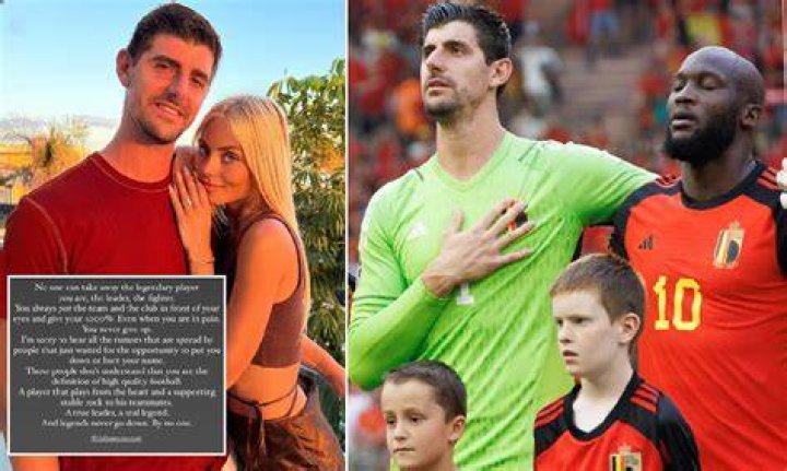 Thibaut Courtois and his sweetheart Marta Dominguez