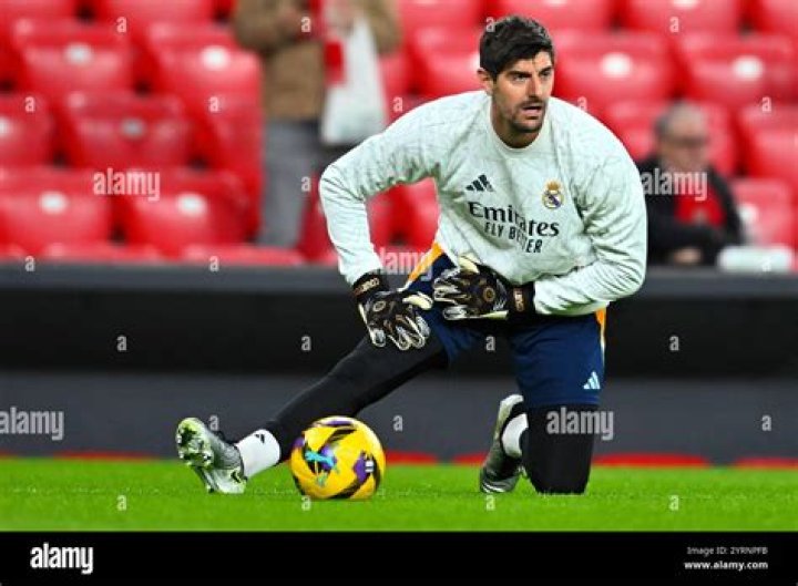 Thibaut Courtois prior a match between Belgium and Wales on November 16, 2014 in Brussels, Belgium