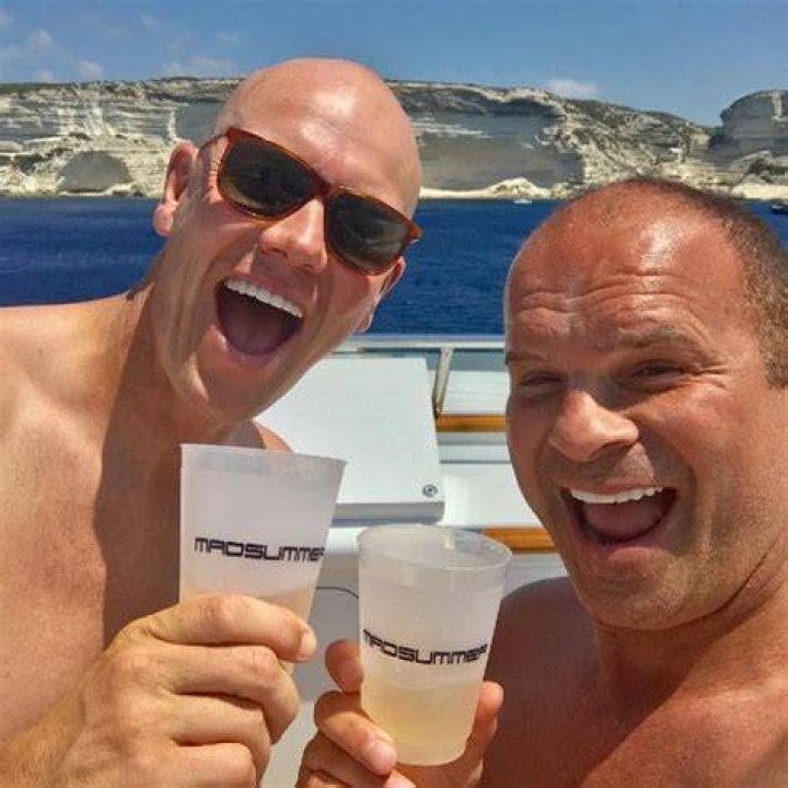 Tie Domi with his friend at the Bonifacio Citadel as seen in August 2017