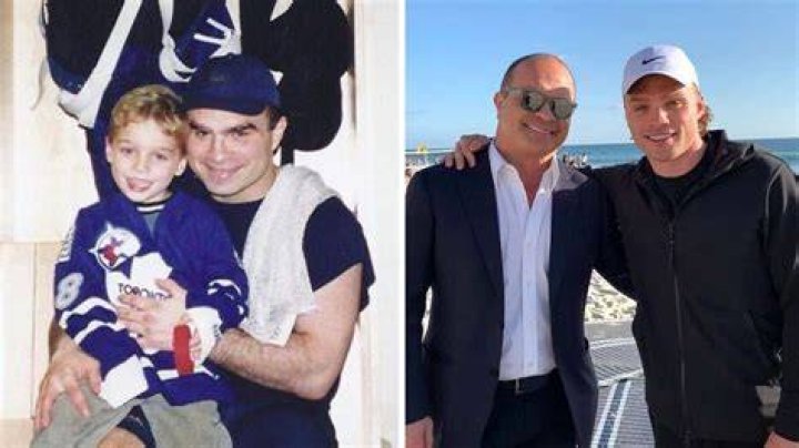 Tie Domi with his son Max as seen in July 2017