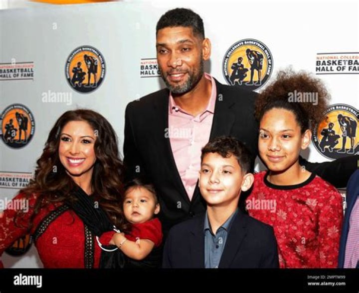 Tim Duncan and Vanessa Macias