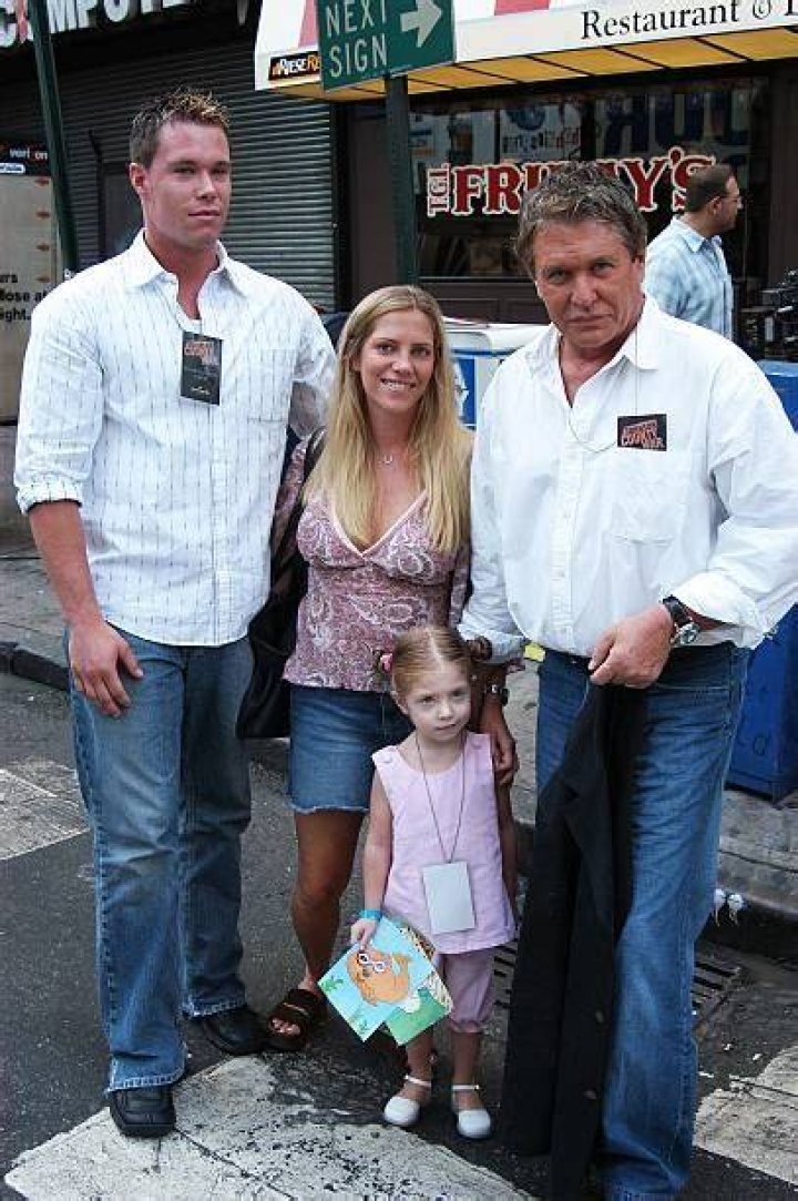 Tom Berenger with his son Patrick Moore, as seen in July 2019