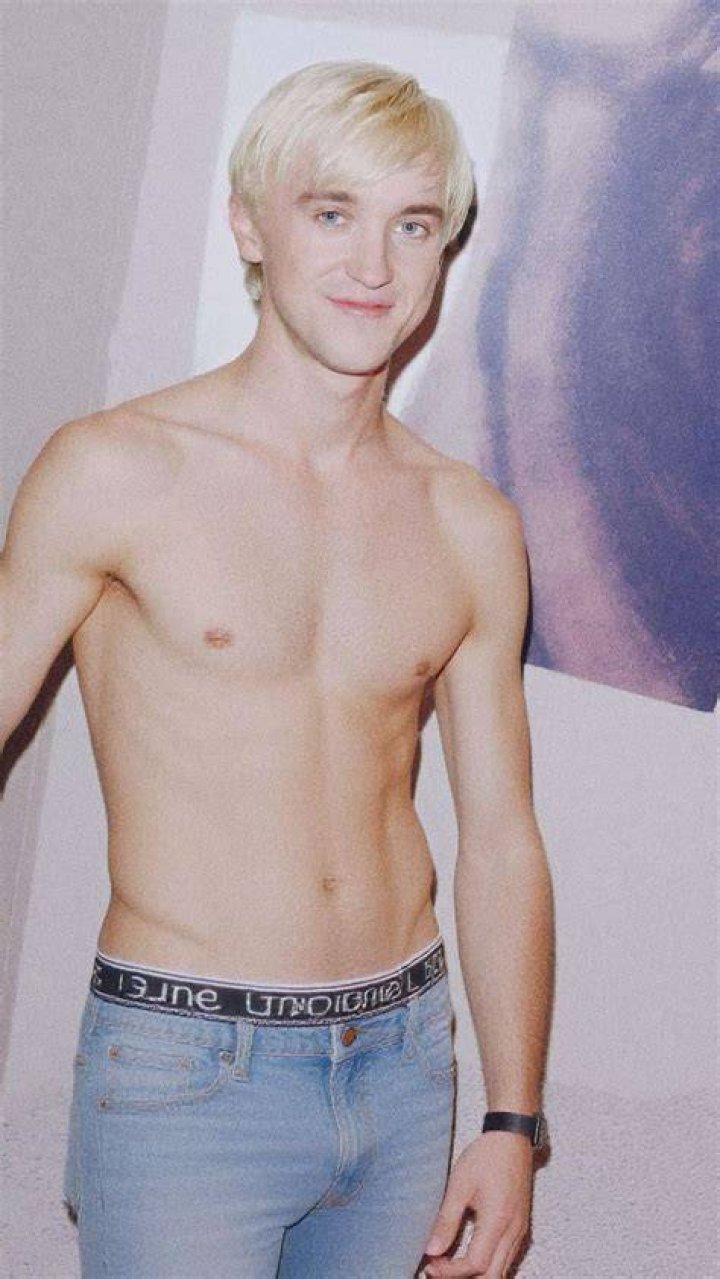Tom Felton shirtless