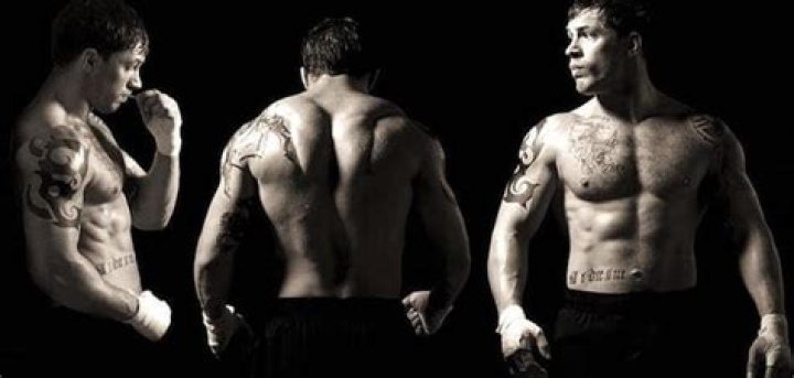 Tom Hardy buffed for "Warrior"