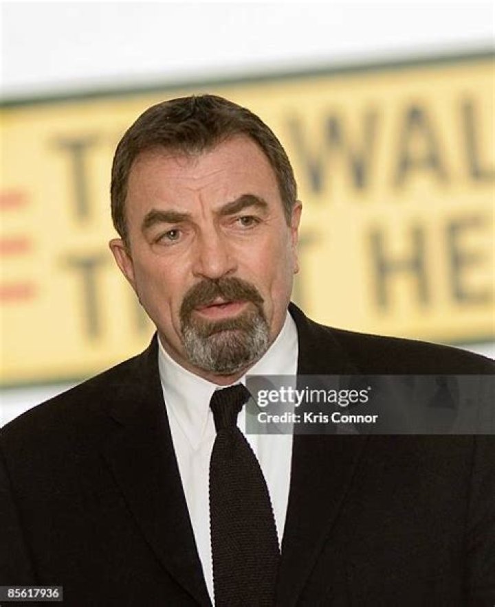 Tom Selleck during an event in October 2014