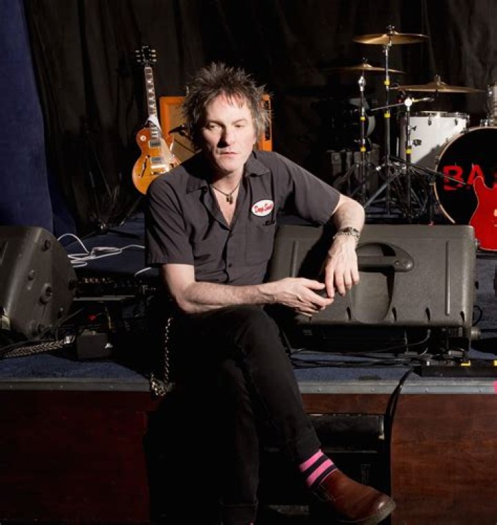 Tommy Stinson (Left) as seen while posing for a picture alongside Ben Simmons in April 2018