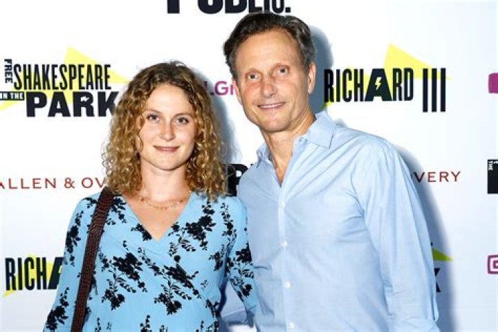 Tony Goldwyn with his daughter
