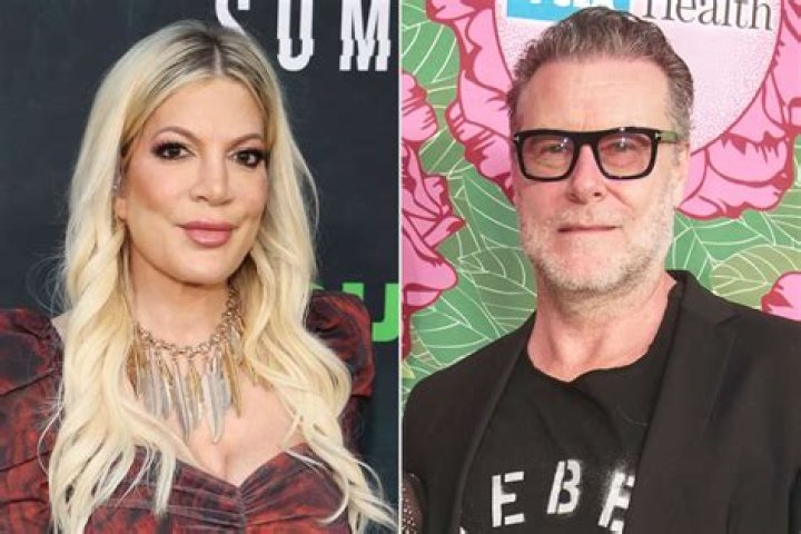Tori Spelling and Dean McDermott with daughter Hattie Margaret