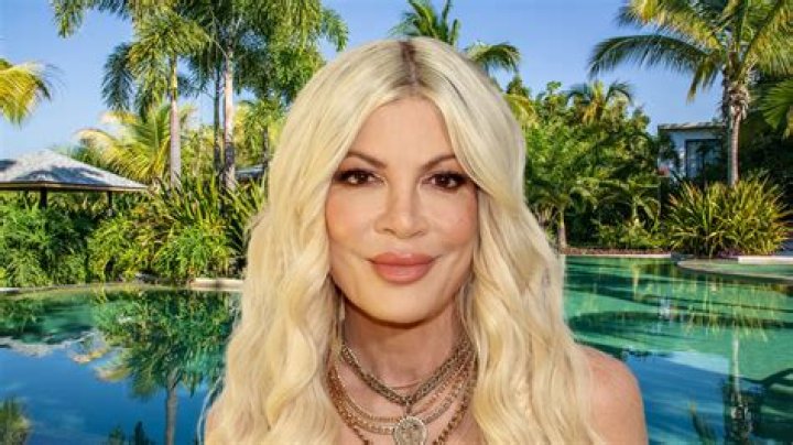 Tori Spelling in bikini during Michael Simon photoshoot in LA