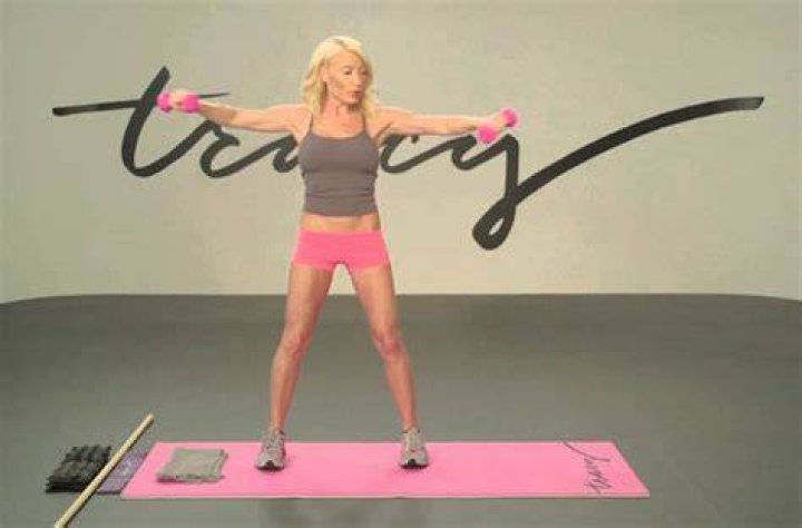 Tracy Anderson teaching workout