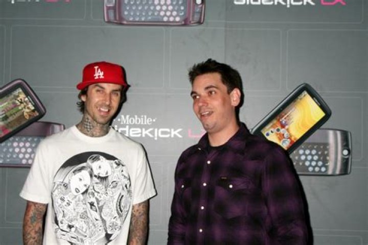 Travis Barker performing at TMobile Block Party in Columbia, SC in September 2008