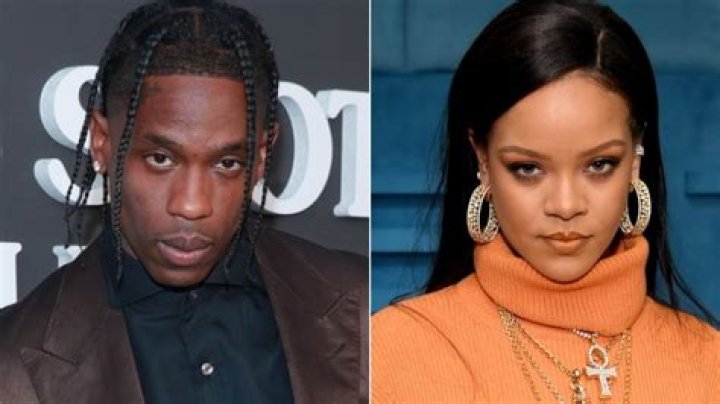Travis Scott and Rihanna as seen in 2016