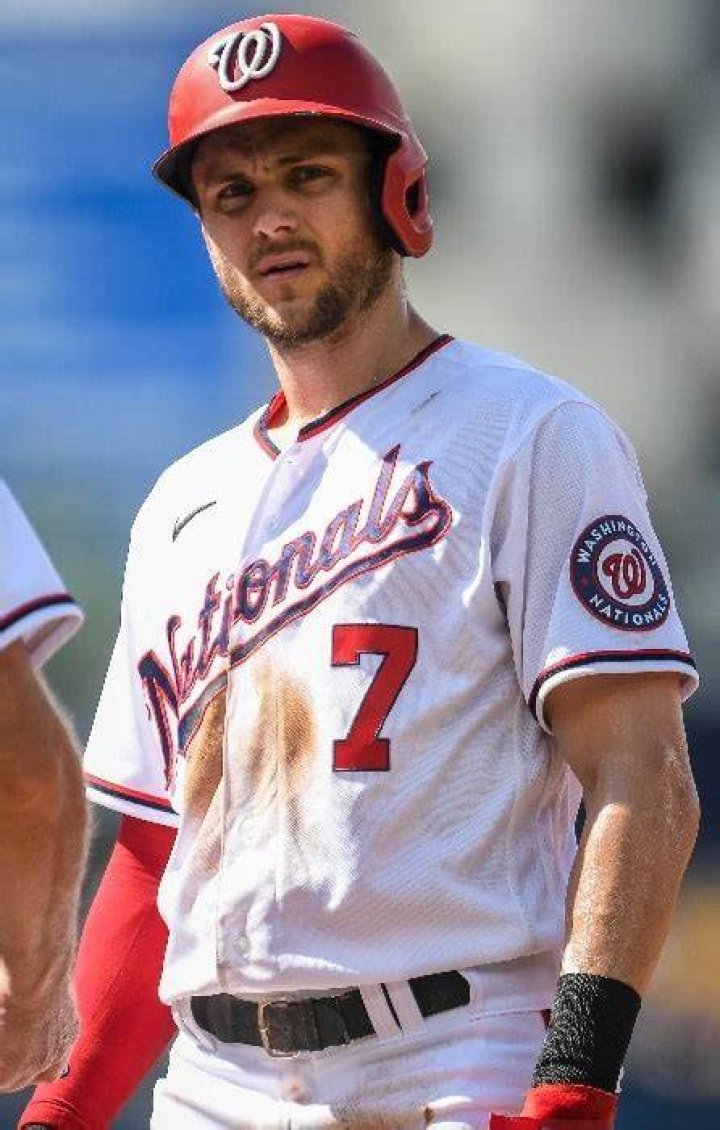 Trea Turner as seen at shortstop for the Washington Nationals during a game against the Arizona Diamondbacks at Nationals Park on April 17, 2021