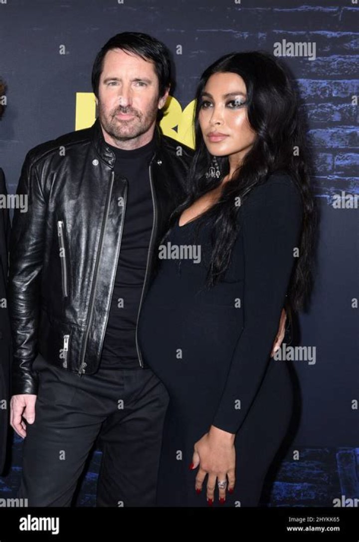 Trent Reznor and Mariqueen Maandig, as seen in January 2015