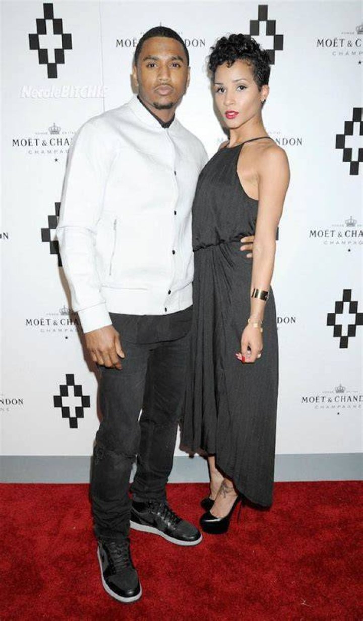Trey Songz and Tanaya attends "GQ Men Of The Year" Party at The Ebell Club.