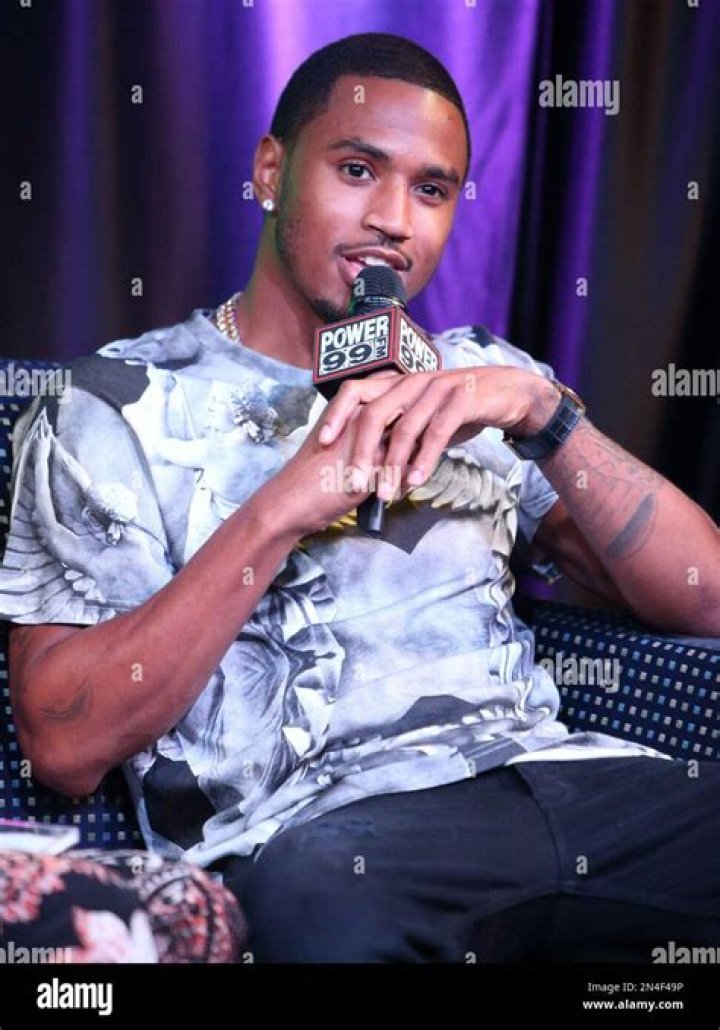 Trey Songz visits Power 99's Performance Theatre in Bala Cynwyd on July 07, 2014.