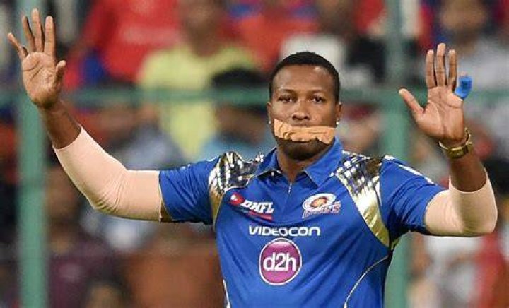 Trinidadian cricketer Kieron Pollard