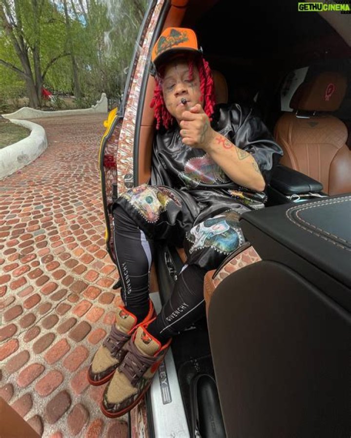 Trippie Redd in an Instagram selfie as seen in December 2017