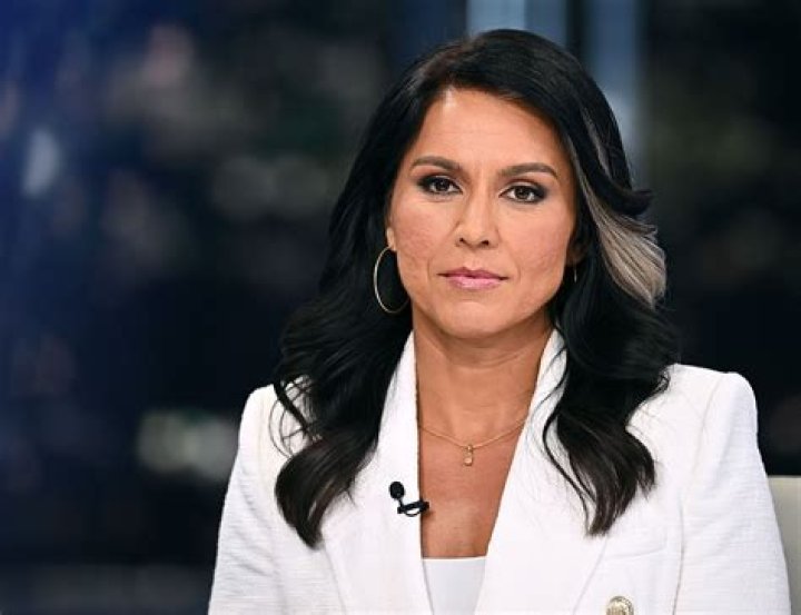 Tulsi Gabbard as seen in a screenshot taken from a video that was uploaded to her Instagram on December 25, 2019