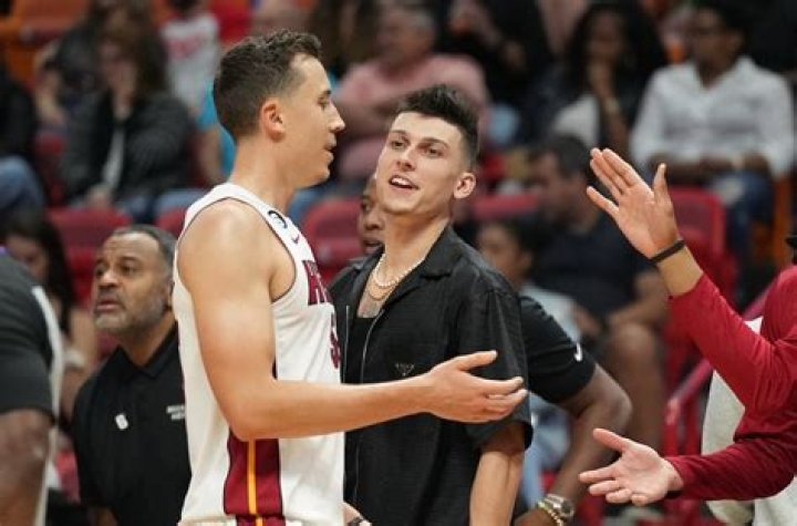 Tyler Herro as seen in a picture that was taken in November 2022