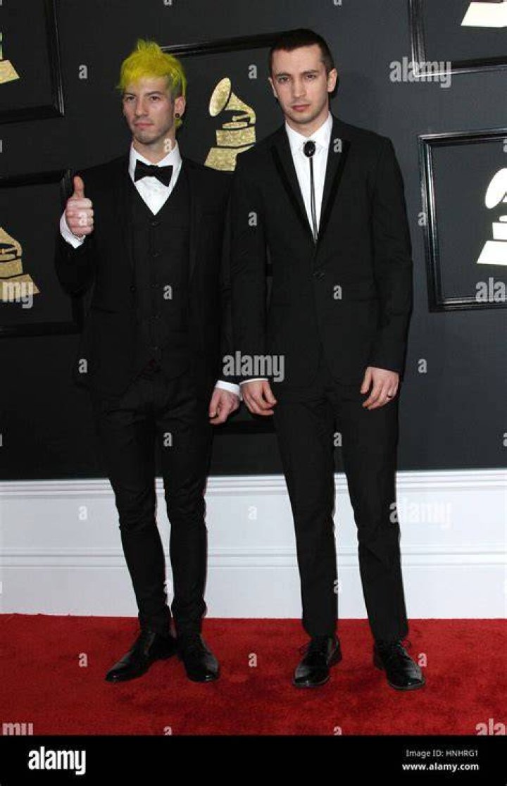 Tyler Joseph at the 59th GRAMMY Awards in February 2017