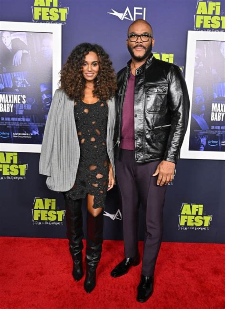 Tyler Perry and Gelila Bekele at the 2nd annual Steve Harvey Foundation Gala in April 2011