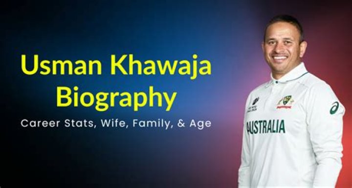 Usman Khawaja as seen in an Instagram Post in July 2021