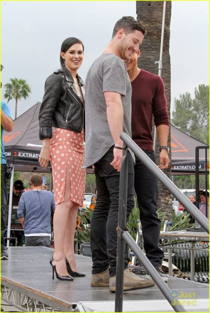 Val Chmerkovskiy and Rumer Willis on April 24, 2015 at Annual Race to Erase MS